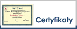 Strona Certyfikaty